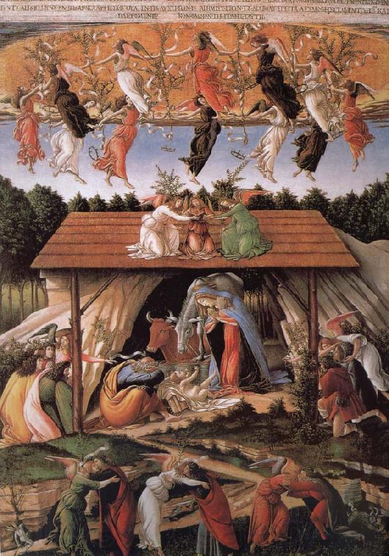 Sandro Botticelli The birth of Christ Norge oil painting art
